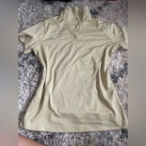 Yellow Nike Golf Shirt